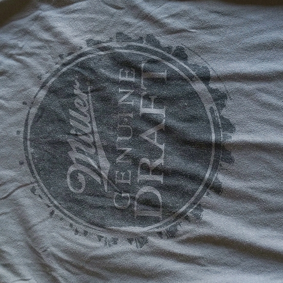 Miller Genuine Draft tee men's large - Picture 2 of 4